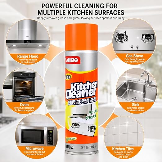 Kitchen Cleaner Spray Grease Stain Remover