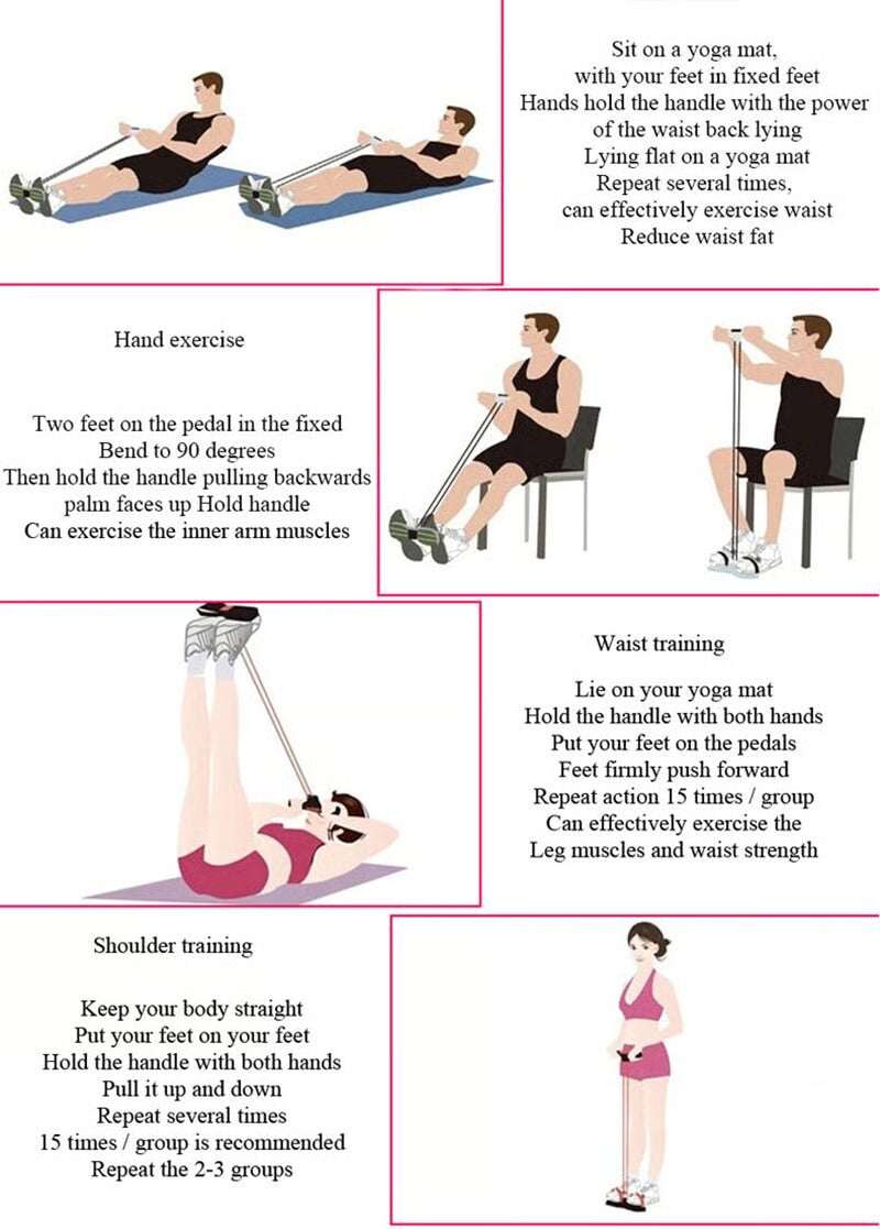 Yoga Pedal Puller Resistance Band Fitness Equipment