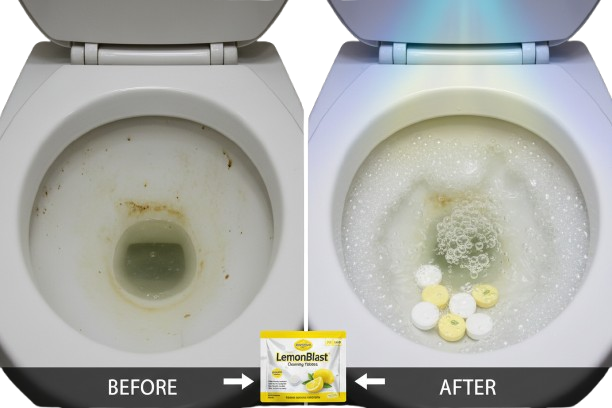 Effervescent Lemon Cleaning Tablets – Multi-Surface Deep Clean